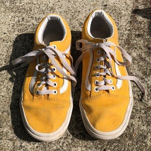 Custom Old Skool Yellow Vans